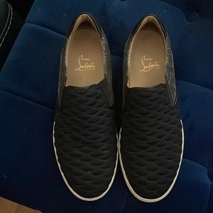 Christian Louboutin sneakers nice cool material for spring/summer months